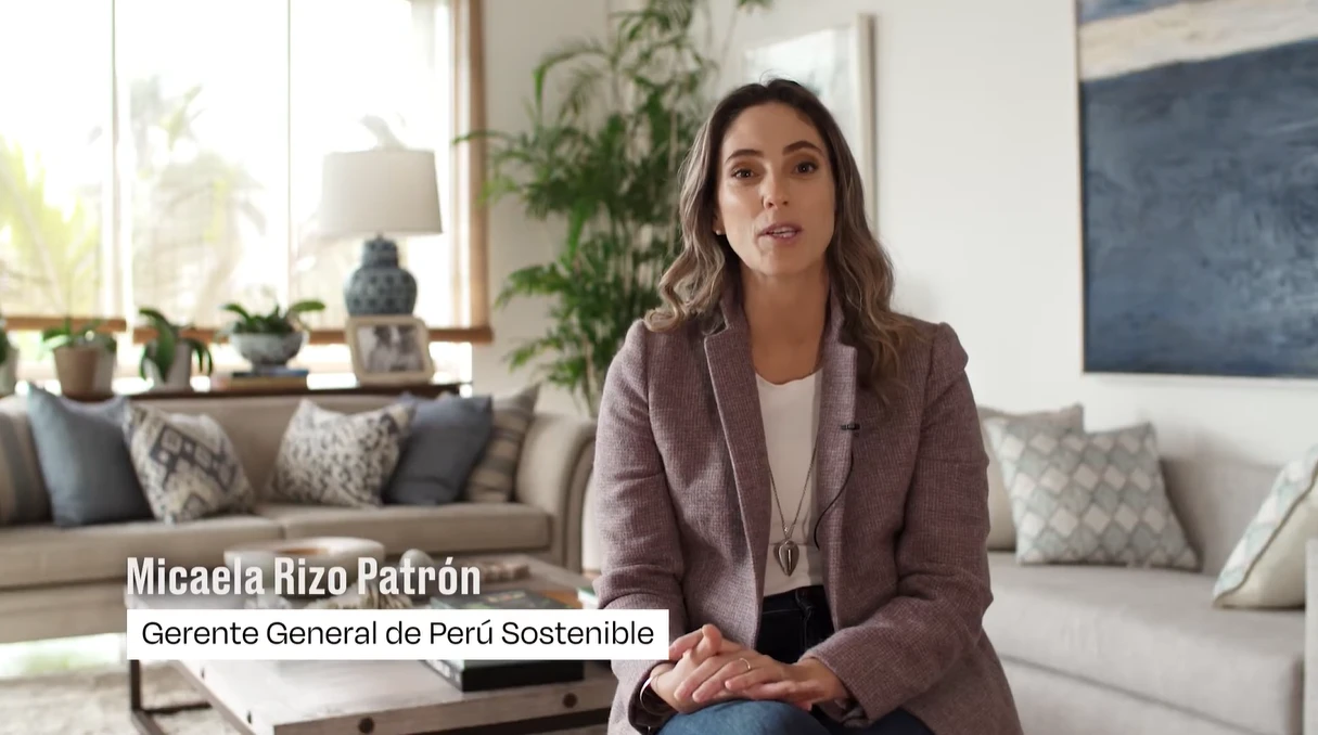 Micaela Rizo Patrón, Gerente General de Perú Sostenible